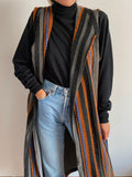 PRE ORDINE • Gilet lungo nero e arancio