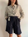 Pantaloncino blu con pince