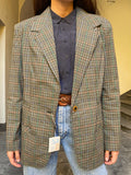 Blazer quadrettini multicolor