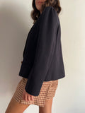 Blazer corto blu