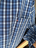 Camicia Gilbi Tommy Hilfiger quadretti blu