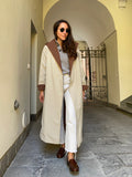 Trench scampanato double-face