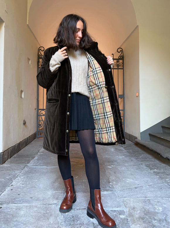 Cappotto velluto Burberry