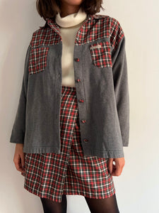 Completo tartan e grigio