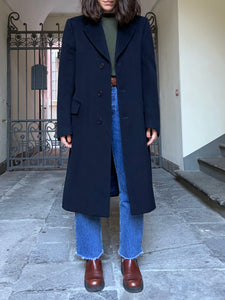 Cappotto maschile blu