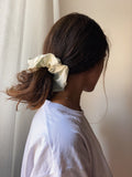 Scrunchie di cotone color ghiaccio