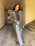 Blazer quadrettini multicolor