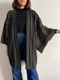 Kimono nero e oro