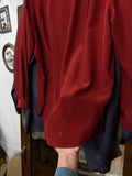 Camicia seta bordeaux