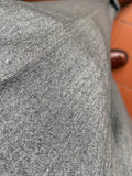 Pantalone maschile di lana grigio spigato