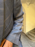 Blazer maschile azzurro