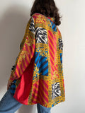 Camicia barocca seta bright colors
