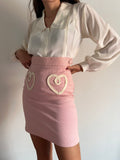 Gonna rosa Moschino