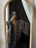 Kimono blu e oro