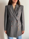 Blazer grigio doppio petto