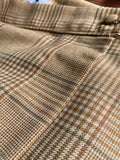 PRE ORDINE • Gonna a portafoglio beige principe di Galles