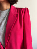 Blazer fuxia con cintura