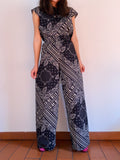 Pantaloni a palazzo neri bandana