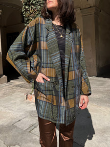 Blazer tartan leggero