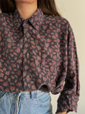 Camicia di seta paisley