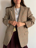 Blazer maschile a quadretti