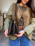 Borsa cocco marrone scuro