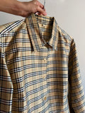 Camicia di seta tipo Burberry