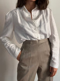 Camicia bianca sartoriale