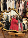 PRE ORDINE • Abito lungo pizzo fuxia