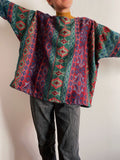 Maglione aztec multicolor verdone
