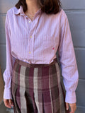 Camicia lilla a righe Brooksfield