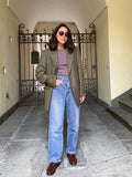 Blazer maschile quasi gessato