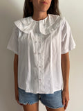 Camicia bianca con doppio colletto