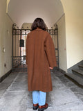 Cappotto spigato ruggine