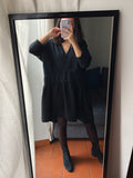 Abito ampio nero