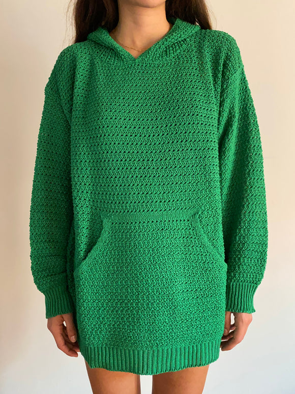 PRE ORDINE • Felpa crochet verde