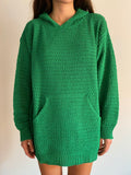 PRE ORDINE • Felpa crochet verde