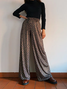 Pantaloni handmade a fantasia luccicante