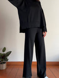 Pantalone di lana nero