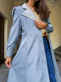 Trench azzurro